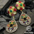 Stunning Peacock Gold Plated Chandbali