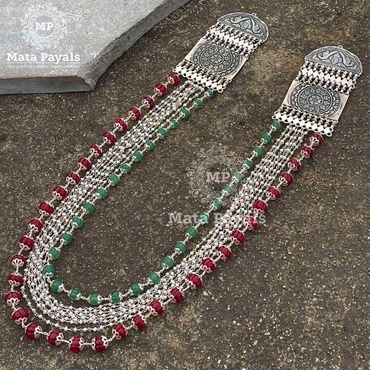 Stunning R&G Oxidised Silver Necklace