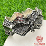 Stylish Rawa Work Oxidised Kada