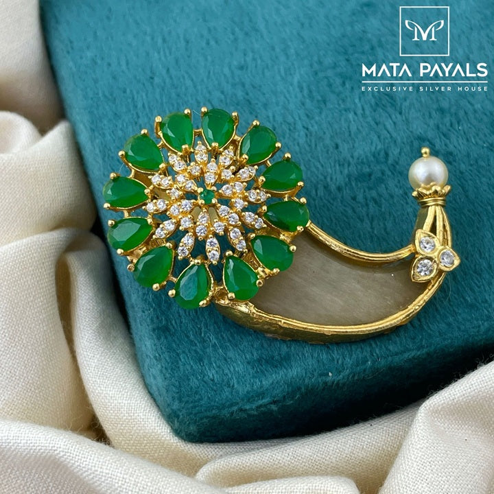 Gradiant Green Nail Pendant