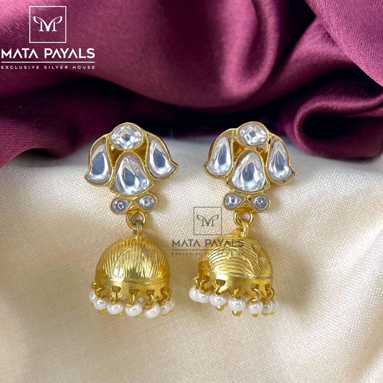 Terrific Kundan Jhumka