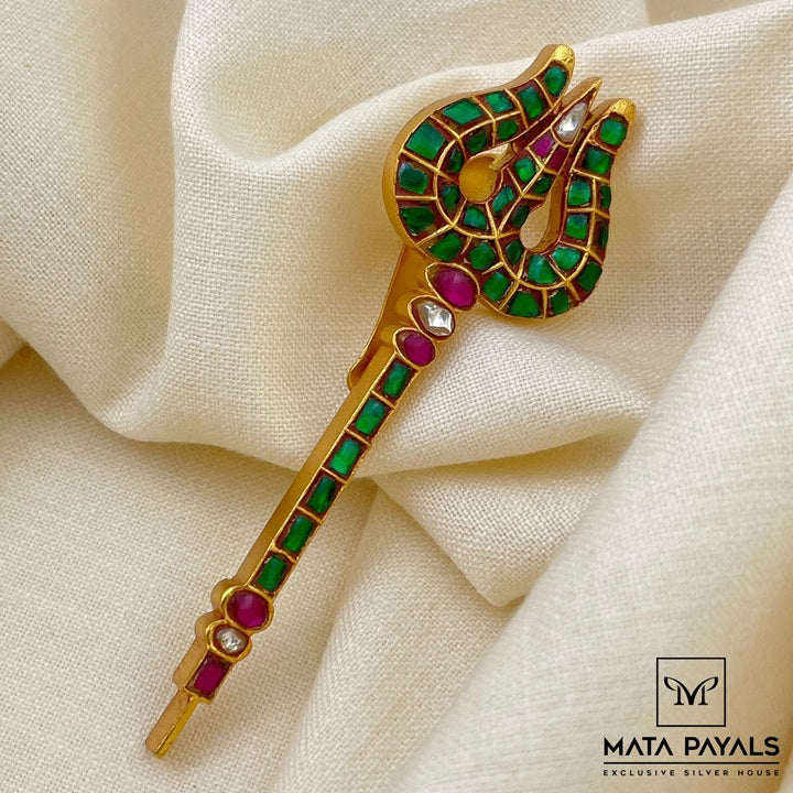 Trisula Kundan Pendant 