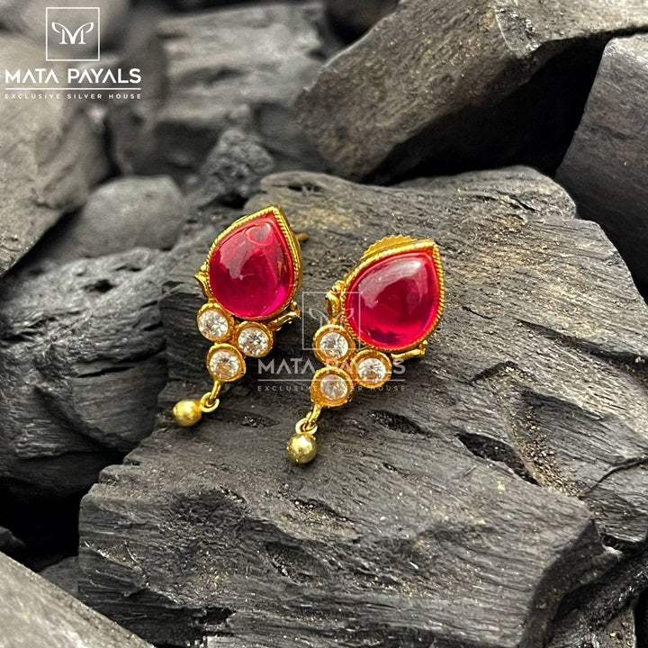 Traditional Gold Plated Stud