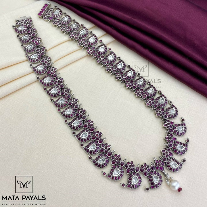 Traditional Mango Oxidised Necklace