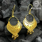 Tribal Designed Gold Plated Earings