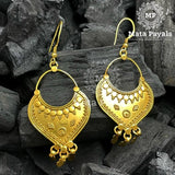 Tribal Designed Gold Plated Earings