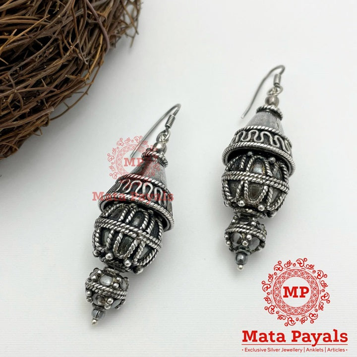 Tribal Oxidised Charming Earring