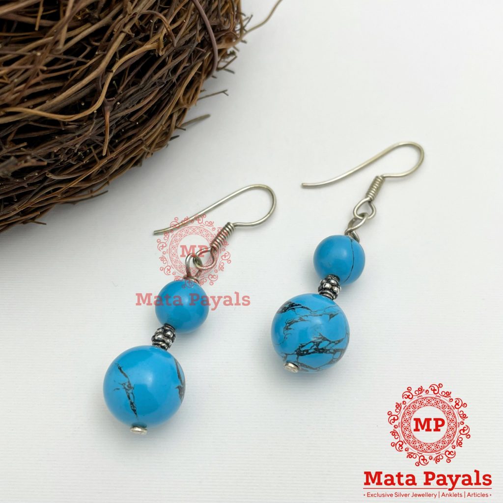 Turquoise Oxidised Hanging
