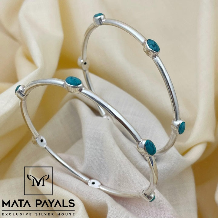 Turquoise Stone Bangle