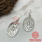 Twinkling Stamped Oxidised Earring