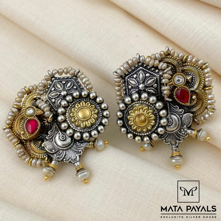 Two Tone Tribal Earing