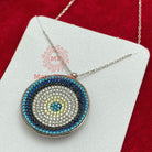 Unimaginable Concentric Multi Colour Chain And Pendant