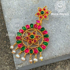 Unique Floral R&G Gold Plated Pendant