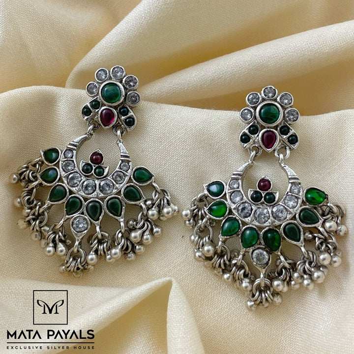 Trendy Green Chandbali