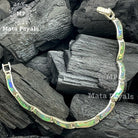 Unique Wavy Women’s Stone Bracelet