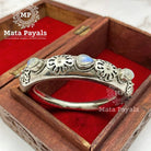 Vintage Moonstone Oxidised Kada