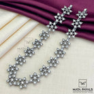 Zircon Floral Oxidised Necklace