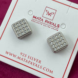 Zircon Square Stud
